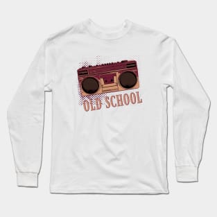 OLD SCHOOL BROWN VINTAGE 1980 Long Sleeve T-Shirt